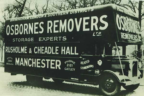 Osbornes Removers archive removal van image